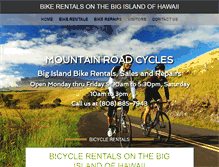 Tablet Screenshot of mountainroadcycles.com